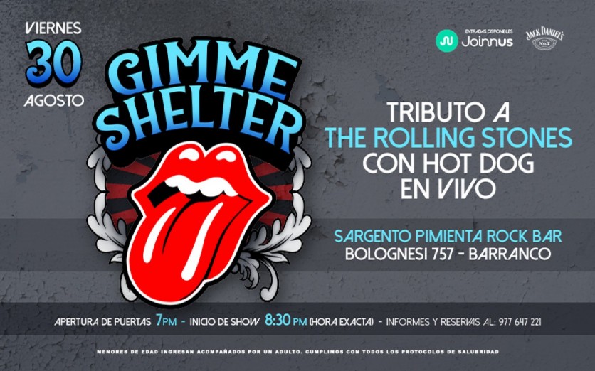 Gimme Shelter Tributo Concierto 