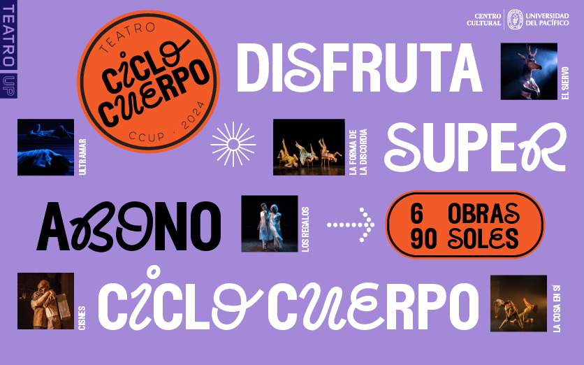 Ciclo Cuerpo Teatro Pacifico abono 
