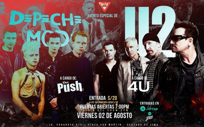 Depeche U2 tributo concierto 