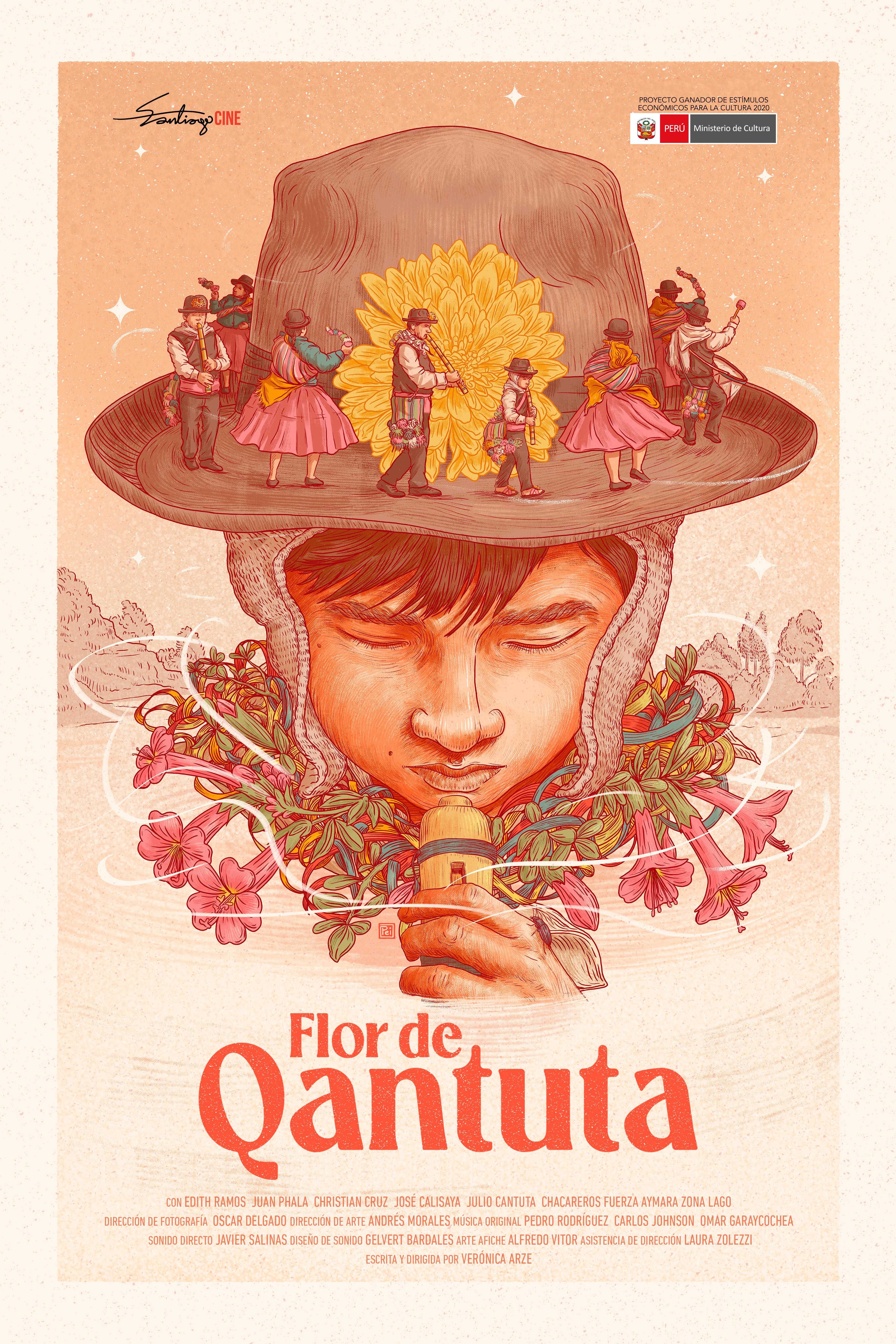 flor cantuta AFICHE - VERONICA ARZE (1)