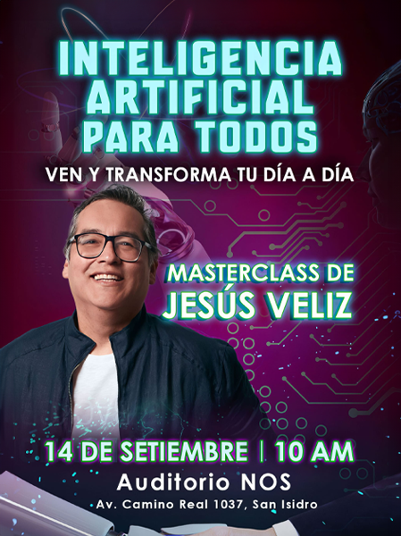 Inteligencia artificial IA Lima Auditorio Nos PUCP 